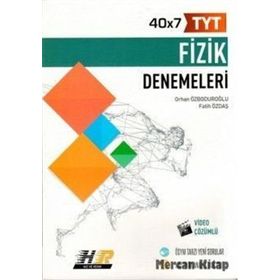 TYT Fizik 40x7 Denemeleri Orhan Özboduroğlu Hız Ve Renk Yayınları