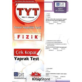 TYT Fizik Çek Kopar Yaprak Test Kollektif Bulut Eğitim ve Kültür Yayınları