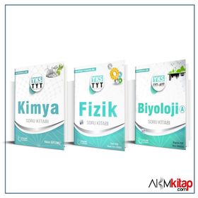 TYT Fizik Kimya ve Biyoloji A Soru Bankası 3 Kitap Set-Palme Yayınları