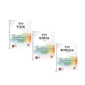 TYT Fizik Kimya ve Biyoloji Deneme Seti 3 Kitap - 3D Yayınları