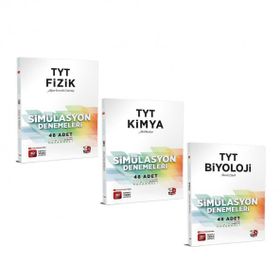 TYT Fizik Kimya ve Biyoloji Deneme Seti 3 Kitap - 3D Yayınları