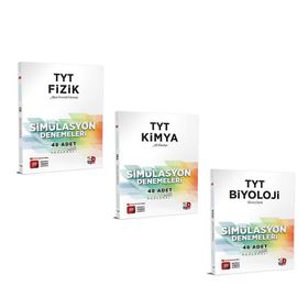 TYT Fizik Kimya ve Biyoloji Deneme Seti 3 Kitap - 3D Yayınları