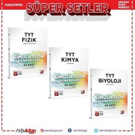 TYT Fizik Kimya ve Biyoloji Deneme Seti 3 Kitap - 3D Yayınları