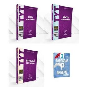 TYT Fizik Kimya ve Biyoloji Soru Bankası Set