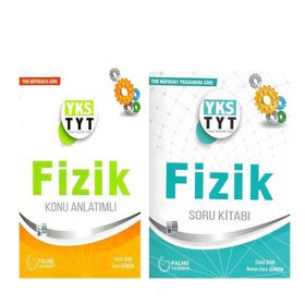 TYT Fizik Konu Anlatımlı ve Soru Bankası 2 Kitap Set-Palme Yayınları
