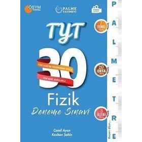 Tyt Fizik Palmetre 30 Deneme Palme Yayınları