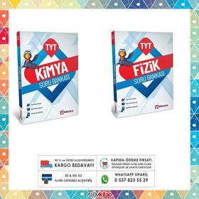 TYT Fizik ve Kimya Soru Bankası 2 Kitap Set Lider Plus Yayınları