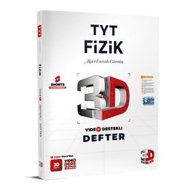TYT Fizik Video Destekli Defter - 3D Yayınları