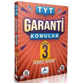 Tyt Garanti Konular 3 Fasikül Deneme Paraf Yayınları