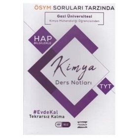 TYT Gazi Üniversitesi Öğrencisinden Kimya Hap Bilgi Ders Notları-Fragman Yayınları