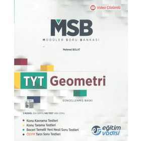 TYT Geometri Modüler Soru Bankası - Eğitim Vadisi Yayınları