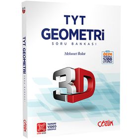TYT Geometri Soru Bankası 3D Yayınları Çözüm Yayınları