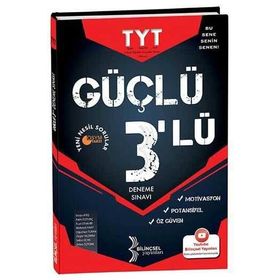 TYT Güçlü 3'lü Deneme-Bilinçsel Yayınları