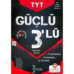TYT Güçlü 3'lü Deneme-Bilinçsel Yayınları