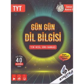 TYT Gün Gün Dil Bilgisi Yeni Nesil Soru Bankası-Strateji Yayınları