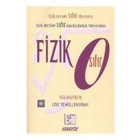 Tyt Hazırlık Ayt Ön Hazırlık Fizik Sıfır - Karekök Yayınları