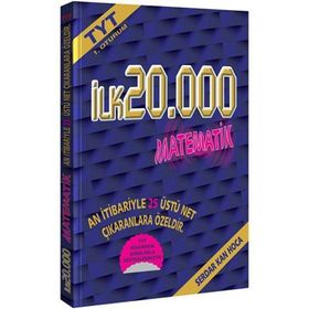 TYT ilk 20000 için Matematik Soru Bankası-Serdar Kan Hoca-Feybe Yayınları
