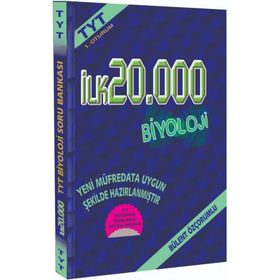 TYT İlk 20000 İçin Tamamı Video Çözümlü Biyoloji Soru Bankası-İlk 5000 Yayınları