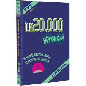 TYT İlk 20000 İçin Tamamı Video Çözümlü Biyoloji Soru Bankası-İlk 5000 Yayınları