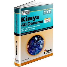 TYT Kimya 40 Deneme - Aydın Yayınları