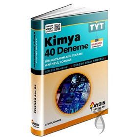 TYT Kimya 40 Deneme - Aydın Yayınları