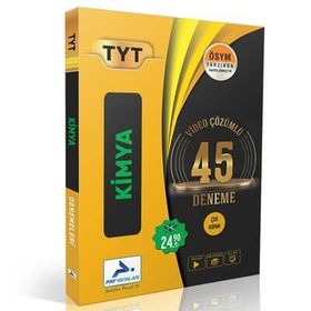 TYT Kimya 45 Deneme-Paraf Yayınları
