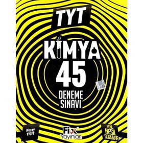 TYT Kimya 45 Denemeleri Fix Yayınları
