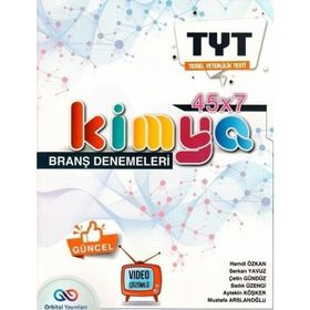 TYT Kimya 45 x 7 Branş Denemeleri - Orbital Yayınları