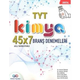 TYT Kimya 45 x 7 Branş Denemeleri - Orbital Yayınları