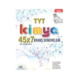 TYT Kimya 45 x 7 Branş Denemeleri - Orbital Yayınları
