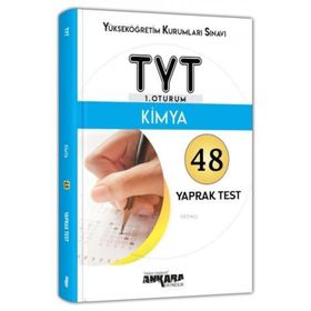 Tyt Kimya 48 Yaprak Test Ankara Yayıncılık