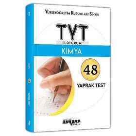 Tyt Kimya 48 Yaprak Test Ankara Yayıncılık