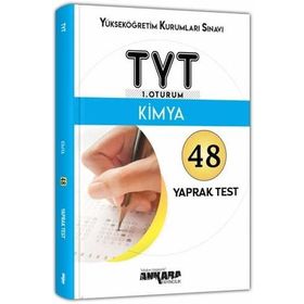Tyt Kimya 48 Yaprak Test Ankara Yayıncılık