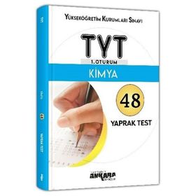 Tyt Kimya 48 Yaprak Test Ankara Yayıncılık