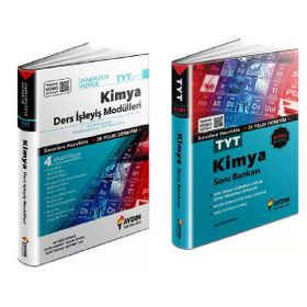 TYT Kimya Ders İşleyiş Modülleri + Soru Bankası - 2 Kitap Set - Aydın Yayınları