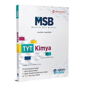 TYT Kimya Güncel MSB Modüler Soru Bankası-Eğitim Vadisi Yayınları