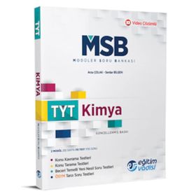 TYT Kimya Güncel MSB Modüler Soru Bankası-Eğitim Vadisi Yayınları