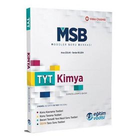 TYT Kimya Güncel MSB Modüler Soru Bankası-Eğitim Vadisi Yayınları
