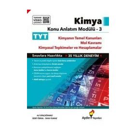 TYT Kimya Konu Anlatım Modülü 3 - Aydın Yayınları