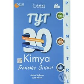 Tyt Kimya Palmetre 30 Deneme Palme Yayınları