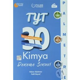 Tyt Kimya Palmetre 30 Deneme Palme Yayınları