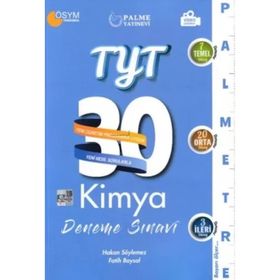 Tyt Kimya Palmetre 30 Deneme Palme Yayınları