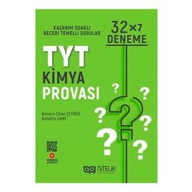 TYT Kimya Provası 32x7 Deneme Nitelik Yayınları