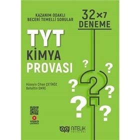 TYT Kimya Provası 32x7 Deneme Nitelik Yayınları