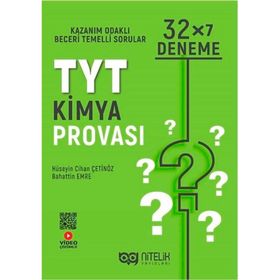 TYT Kimya Provası 32x7 Deneme Nitelik Yayınları