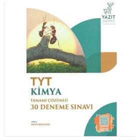 TYT Kimya Tamamı Çözümlü 30 Deneme Yazıt Yayınları