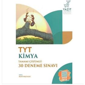 TYT Kimya Tamamı Çözümlü 30 Deneme Yazıt Yayınları