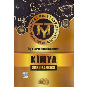 TYT Kimya Üç Etaplı Soru Bankası Robert Yayınları