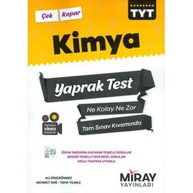 TYT Kimya Yaprak Testler-Miray Yayınları