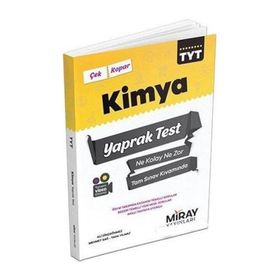 TYT Kimya Yaprak Testler-Miray Yayınları